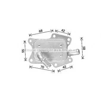 Radiateur d'huile AVA QUALITY COOLING MS3750