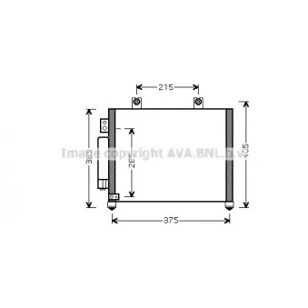 Condenseur, climatisation AVA QUALITY COOLING OL5342D