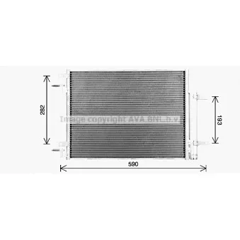 Condenseur, climatisation AVA QUALITY COOLING OL5735D