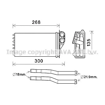 Système de chauffage AVA QUALITY COOLING PEA6397