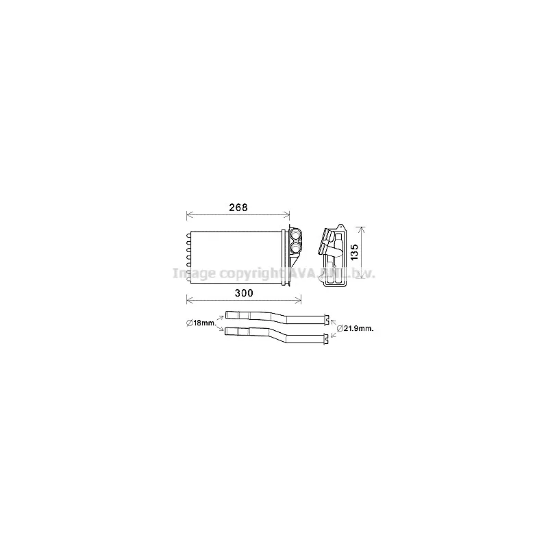 Système de chauffage AVA QUALITY COOLING PEA6397