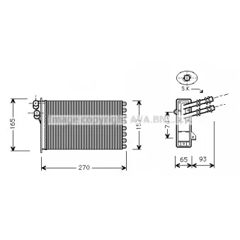 Système de chauffage AVA QUALITY COOLING VN6173