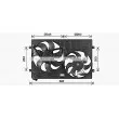 Ventilateur, refroidissement du moteur AVA QUALITY COOLING VN7543 - Visuel 1