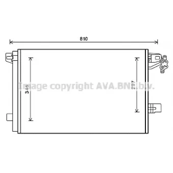 Condenseur, climatisation AVA QUALITY COOLING VNA5328D