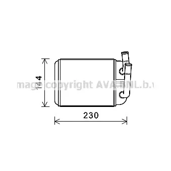 Système de chauffage AVA QUALITY COOLING VNA6381