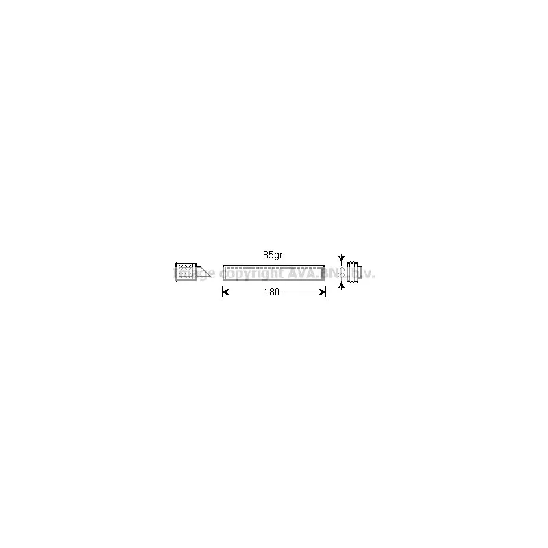 Filtre déshydratant, climatisation AVA QUALITY COOLING VND331