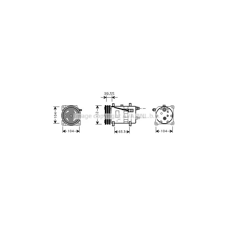 Compresseur, climatisation AVA QUALITY COOLING VNK074