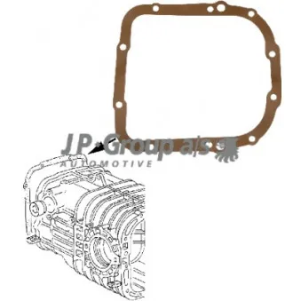 Joint, boîtier de commande-boite de vitesse JP GROUP 1132001100