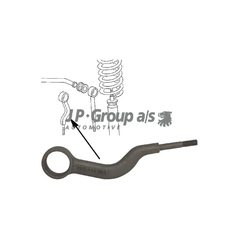 Entretoise/tige, stabilisateur JP GROUP 1140401800