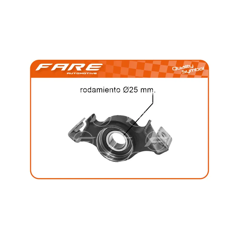 Suspension, arbre de cardan FARE SA 10559