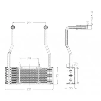 Radiateur d'huile NRF