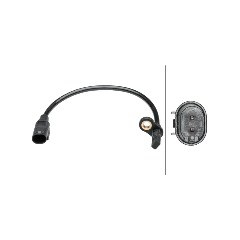 Capteur, vitesse de roue HELLA 6PU 012 679-551