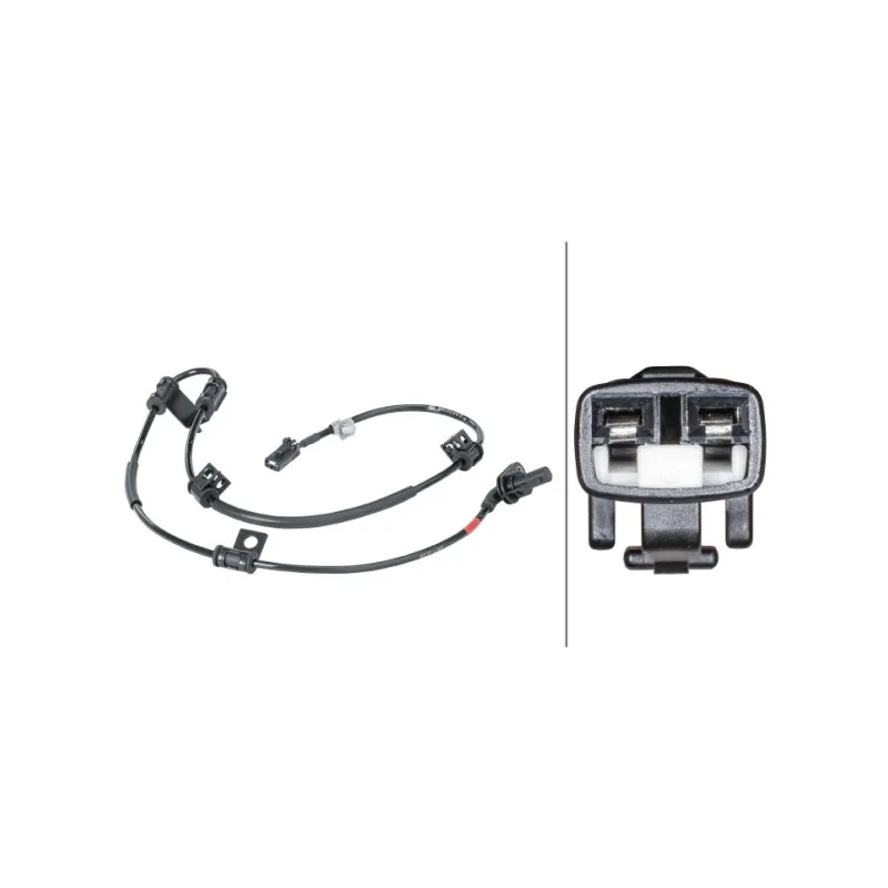 Capteur, vitesse de roue avant droit HELLA 6PU 012 679-701