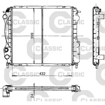 Radiateur, refroidissement du moteur VALEO 230181