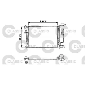 Radiateur, refroidissement du moteur VALEO 230630