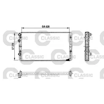 Radiateur, refroidissement du moteur VALEO 230955