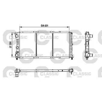 Radiateur, refroidissement du moteur VALEO 230981