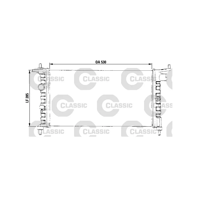 Radiateur, refroidissement du moteur VALEO 231013