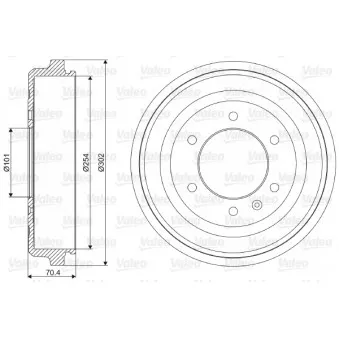 Tambour de frein VALEO