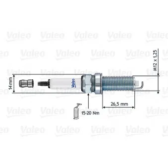 Bougie d'allumage VALEO 246863