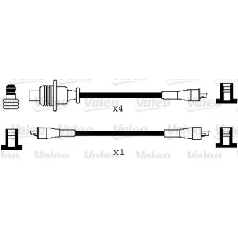 Kit de câbles d'allumage VALEO 346033