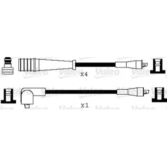 Kit de câbles d'allumage VALEO 346035