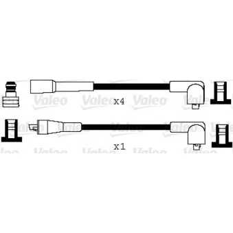 Kit de câbles d'allumage VALEO 346037