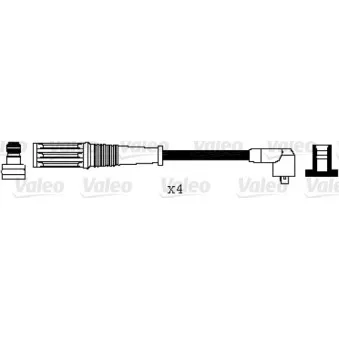 Kit de câbles d'allumage VALEO 346051