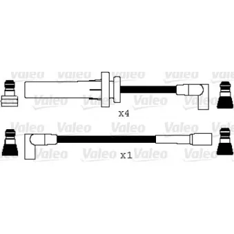 Kit de câbles d'allumage VALEO 346054