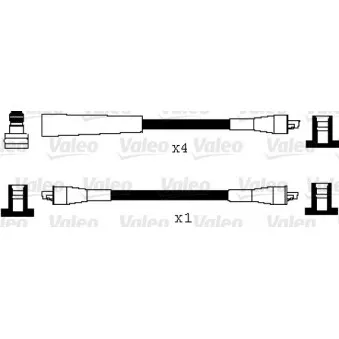 Kit de câbles d'allumage VALEO 346055