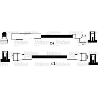 Kit de câbles d'allumage VALEO 346059