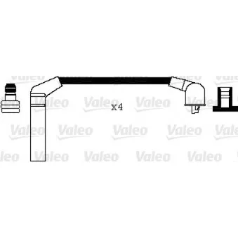 Kit de câbles d'allumage VALEO 346062