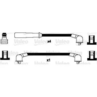 Kit de câbles d'allumage VALEO 346064