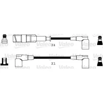 Kit de câbles d'allumage VALEO 346070