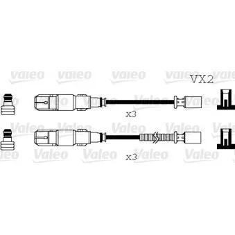 Kit de câbles d'allumage VALEO 346071