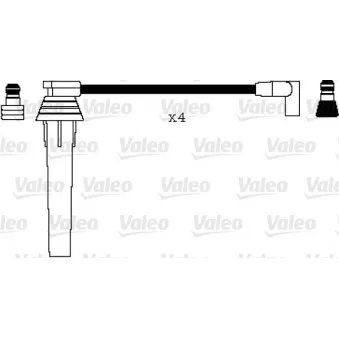 Kit de câbles d'allumage VALEO 346090