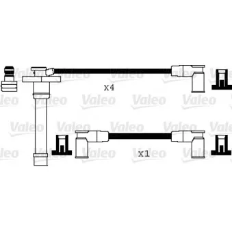 Kit de câbles d'allumage VALEO 346102