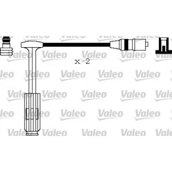 Kit de câbles d'allumage VALEO 346145