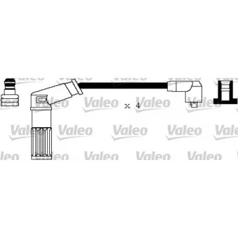 Kit de câbles d'allumage VALEO 346148