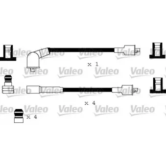 Kit de câbles d'allumage VALEO 346158