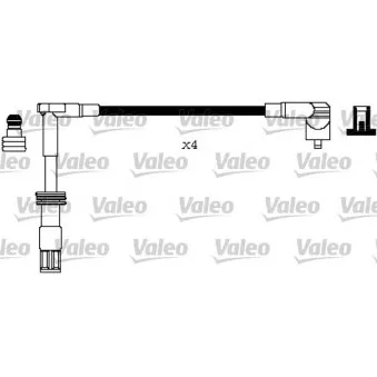 Kit de câbles d'allumage VALEO 346184