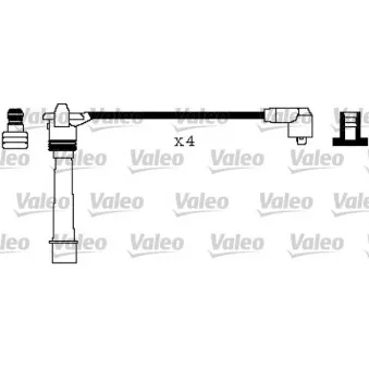 Kit de câbles d'allumage VALEO 346186