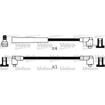 Kit de câbles d'allumage VALEO 346195