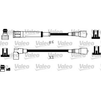 Kit de câbles d'allumage VALEO 346235