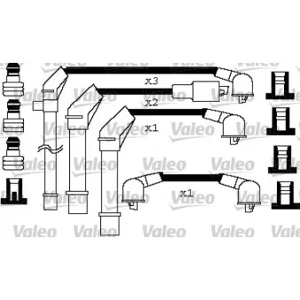 Kit de câbles d'allumage VALEO 346256