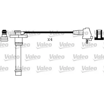 Kit de câbles d'allumage VALEO 346257