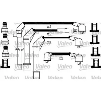 Kit de câbles d'allumage VALEO 346259