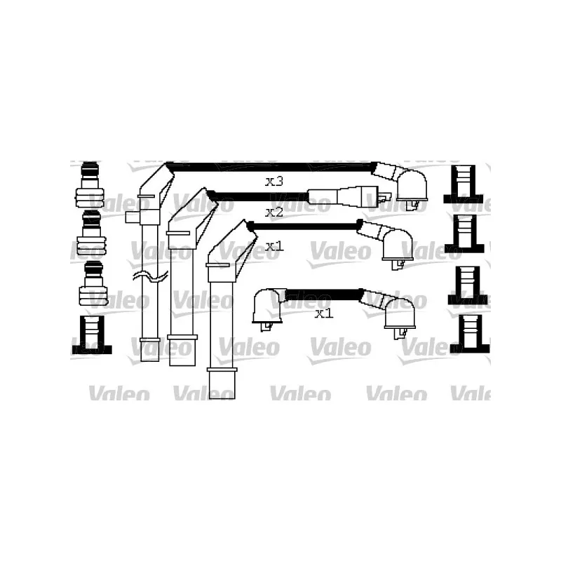 Kit de câbles d'allumage VALEO 346259