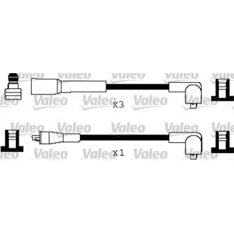 Kit de câbles d'allumage VALEO 346268