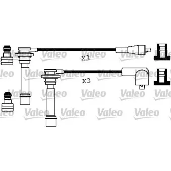 Kit de câbles d'allumage VALEO 346275